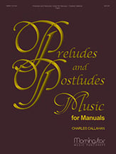 Preludes and Postludes - Music for Manuals Organ sheet music cover